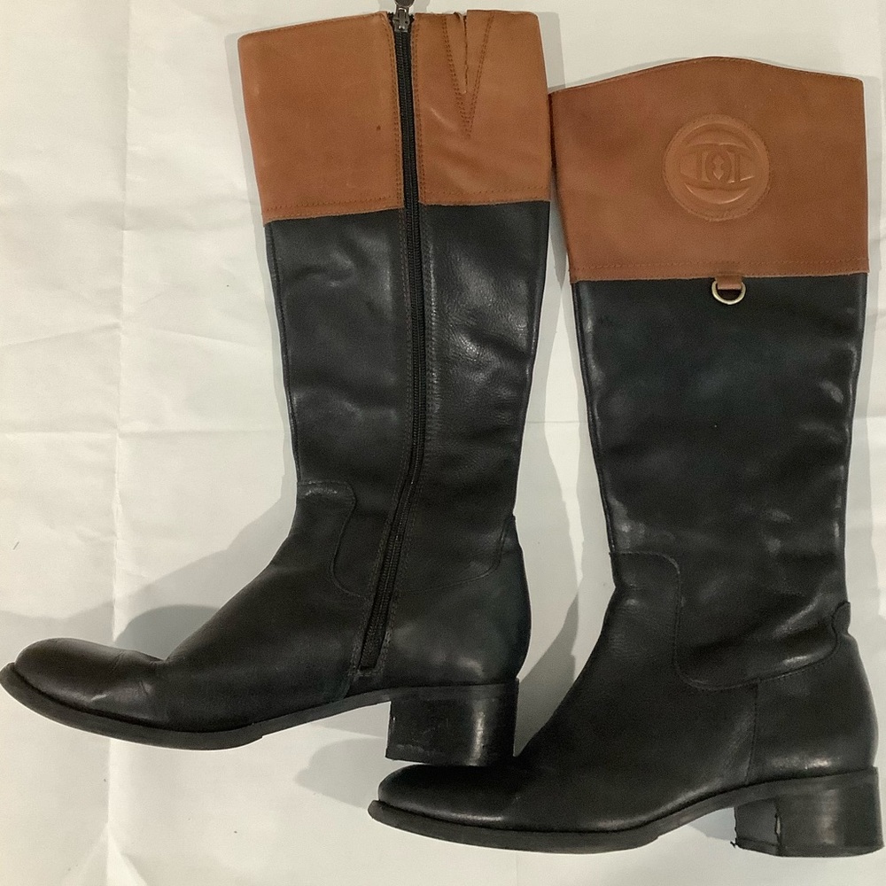 COPY - Etienne Aigner 2 tone boots